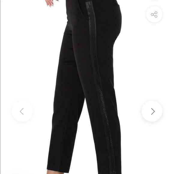 SHIMMER STRIPE BOYFRIEND BLAZER & PANTS - Picture 2 of 16